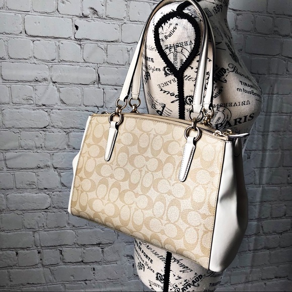 SOLD Coach Signature Christie Carryall Satchel - Picture 7 of 8